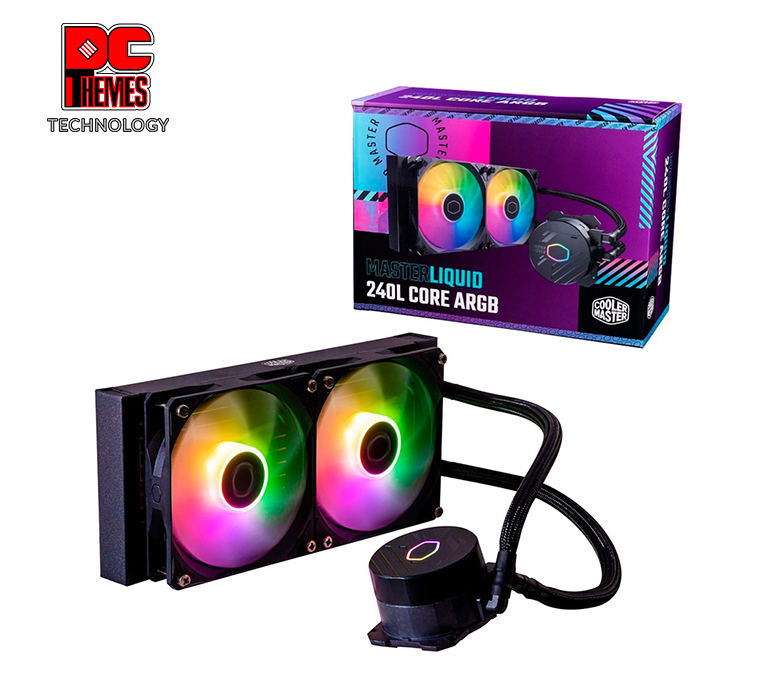 COOLER MASTER MASTERLIQUID 240L CORE ARGB Liquid Cooler - [Black